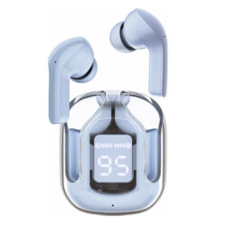 Casti True Wireless Type-C, IPX4, Acefast T6, 500mAh, albastru