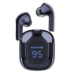Casti True Wireless Type-C, IPX4, Acefast T6, 500mAh, blue