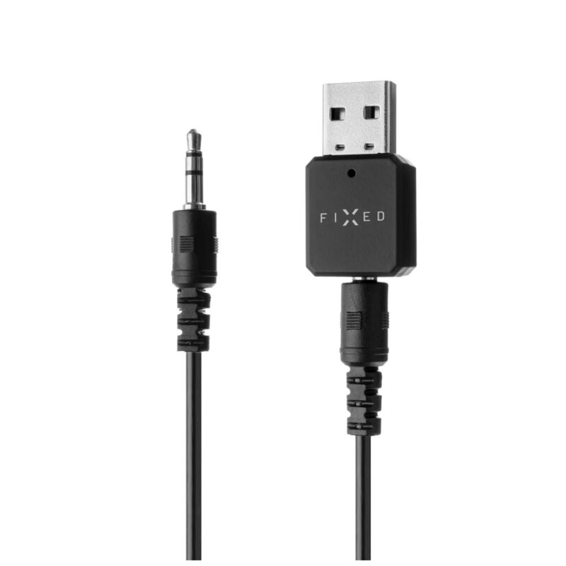Receiver audio Bluetooth pentru masina Fixed, negru, FIXSIG-BK