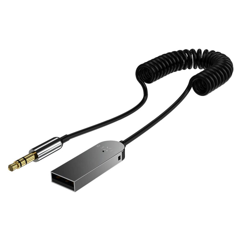 Adaptor audio Jack la USB pentru masina Fixed, gri, FIXSIG-AL-GR