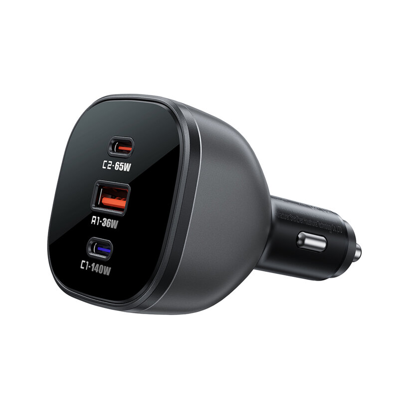 Incarcator auto USB 165W, Acefast B14, Fast Charging, negru