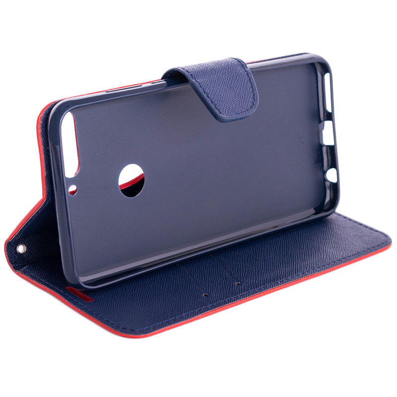 Husa Huawei Y7 Prime 2018 Flip Rosu MyFancy