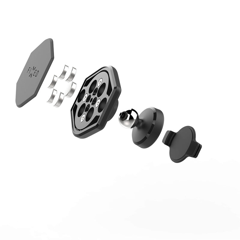 Suport auto cu magnet pentru bord Fixed, negru, FIXIC-FLEX-BK