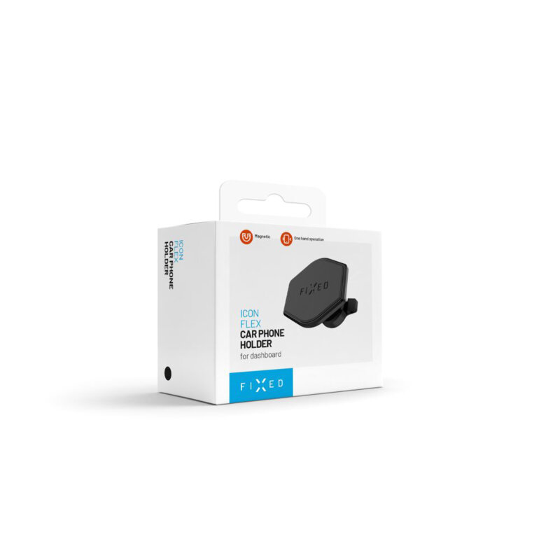 Suport auto cu magnet pentru bord Fixed, negru, FIXIC-FLEX-BK