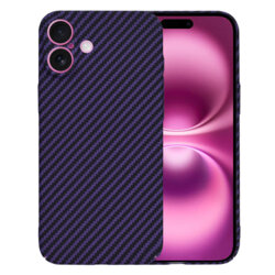 Husa iPhone 16 Plus Techsuit Carbonite FiberShell, mov
