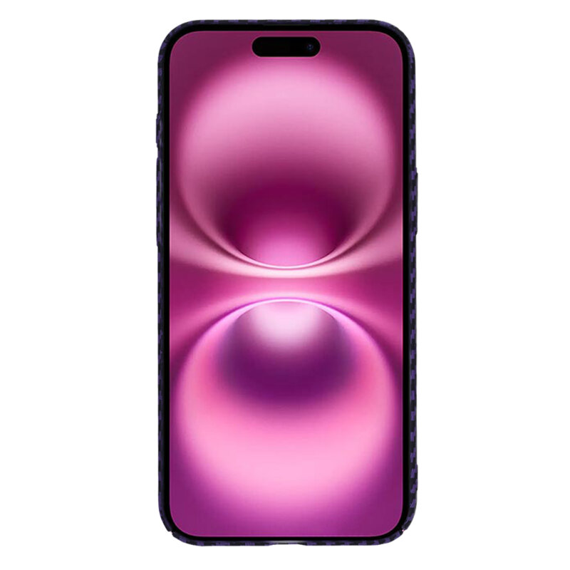 Husa iPhone 16 Plus Techsuit Carbonite FiberShell, mov