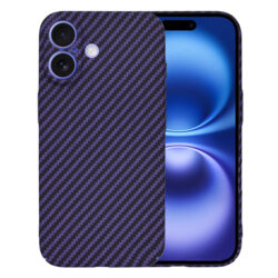 Husa iPhone 16 Techsuit Carbonite FiberShell, mov