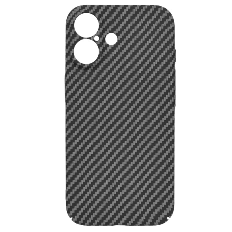 Husa iPhone 16 Techsuit Carbonite FiberShell, negru