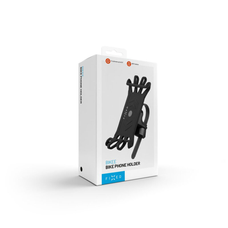Suport de telefon pentru bicicleta 360° Fixed, negru, FIXBI-BK
