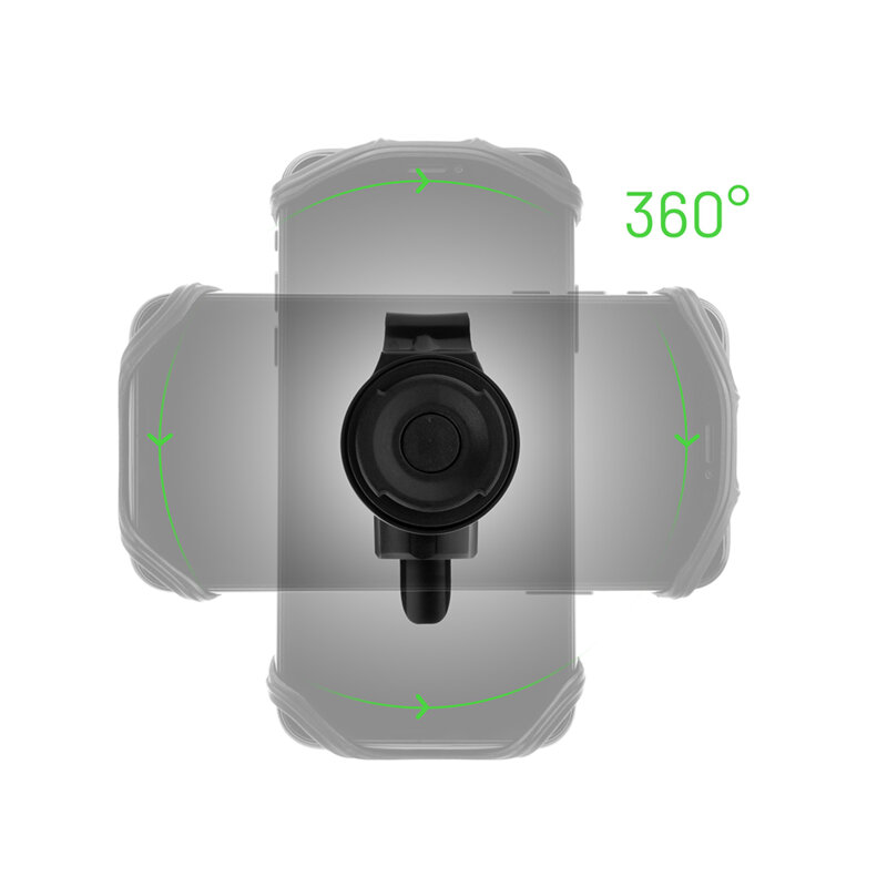 Suport de telefon pentru bicicleta 360° Fixed, negru, FIXBI2-BK