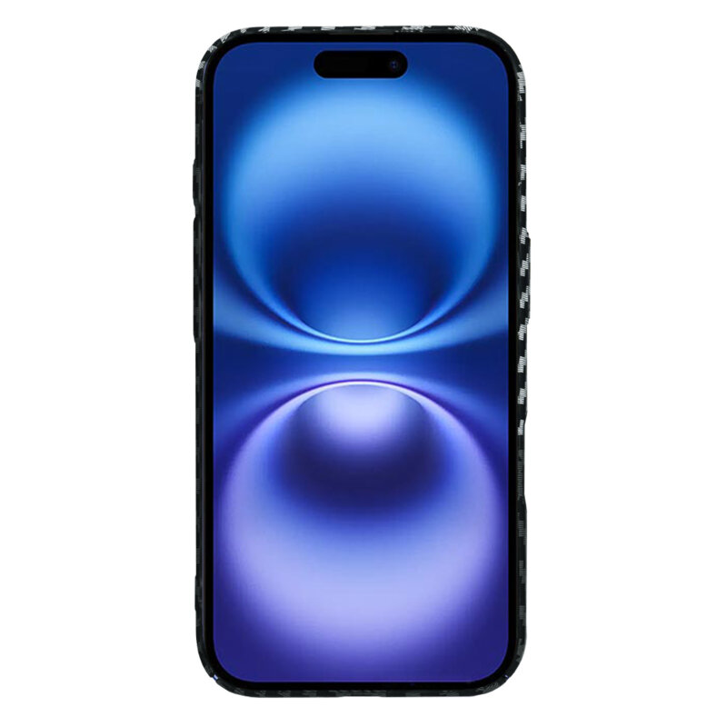 Husa iPhone 16 Techsuit Carbonite FiberShell, gri