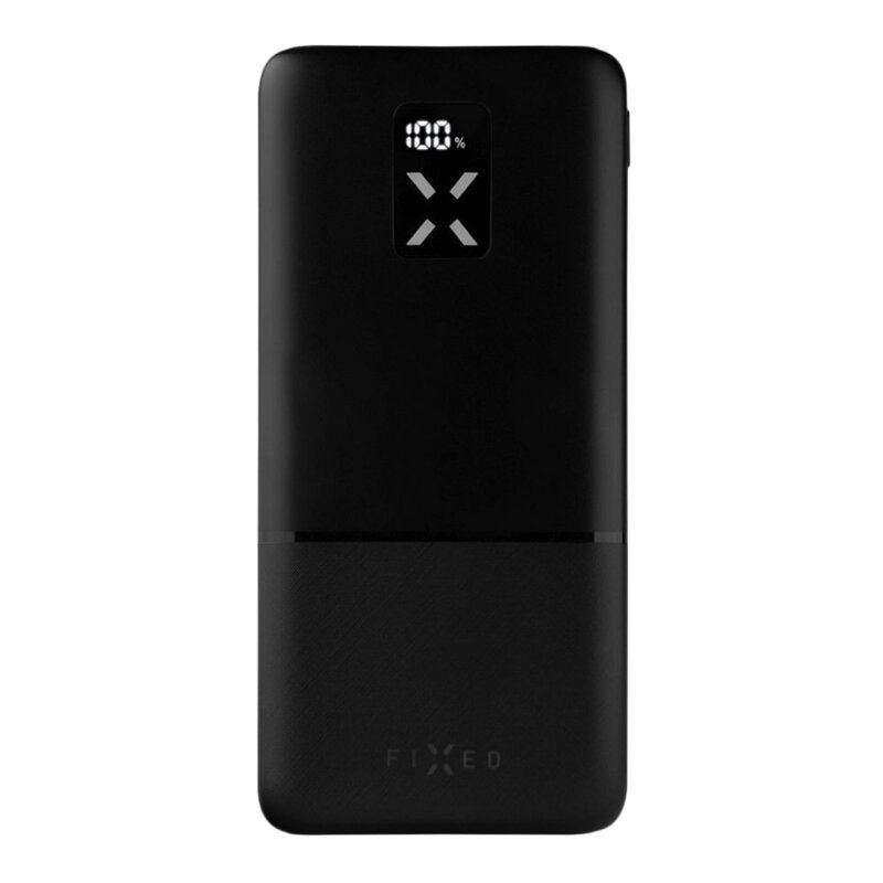Powerbank 10000mAh, USB, Type-C, Fixed, negru, FIXZEN-10-BK