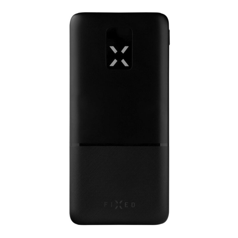 Powerbank 10000mAh, USB, Type-C, Fixed, negru, FIXZEN-10-BK