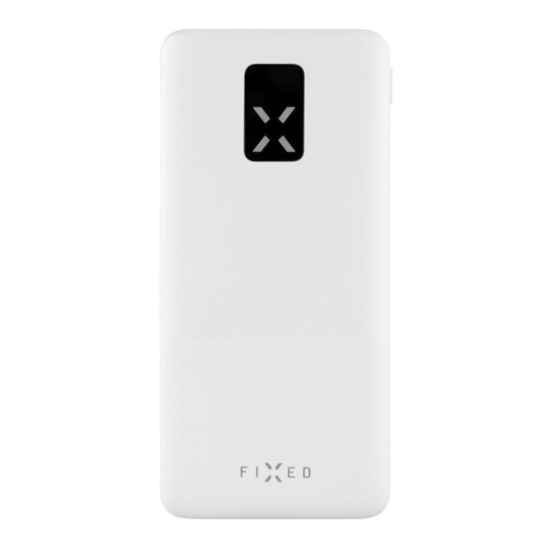 Powerbank 10000mAh, USB, Type-C, Fixed, alb, FIXZEN-10-WH