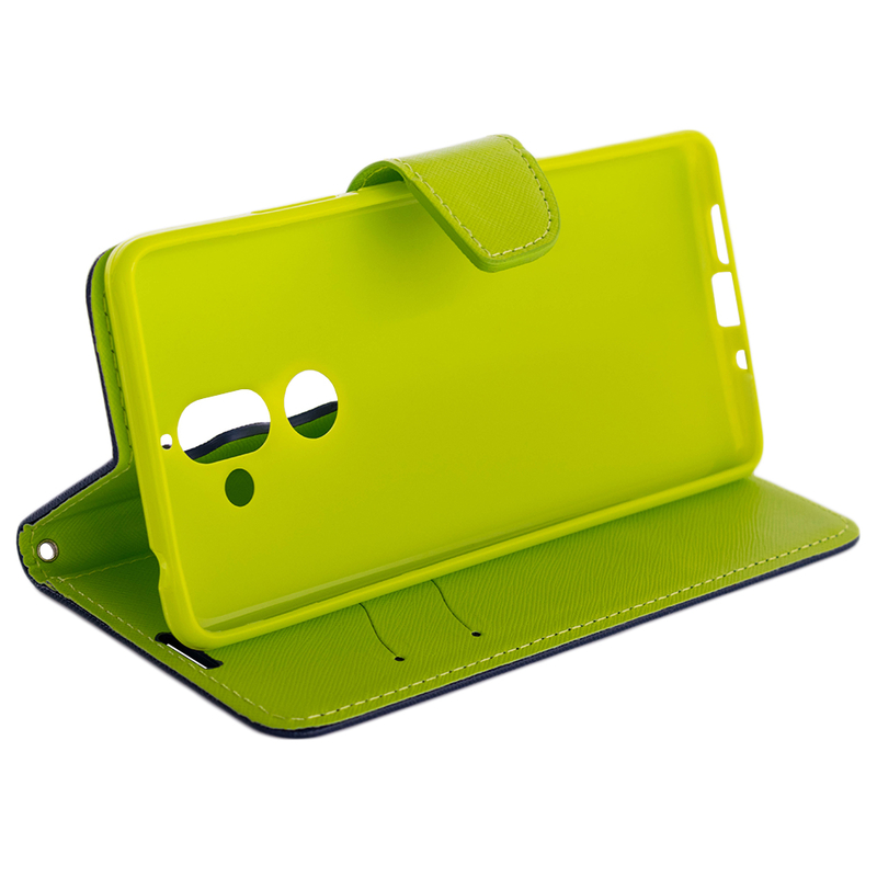 Husa Nokia 7 Plus Flip Albastru MyFancy