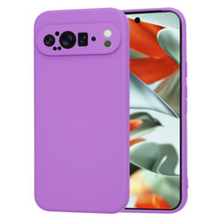 Husa silicon Google Pixel 9 Pro XL Techsuit SoftFlex, mov