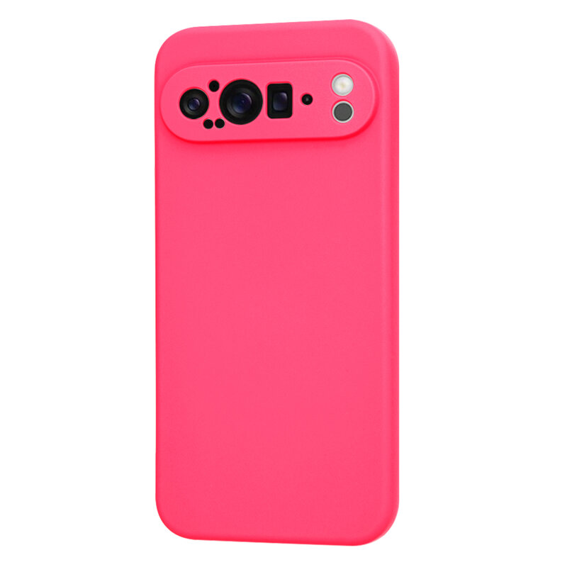 Husa silicon Google Pixel 9 Pro XL Techsuit SoftFlex, fucsia