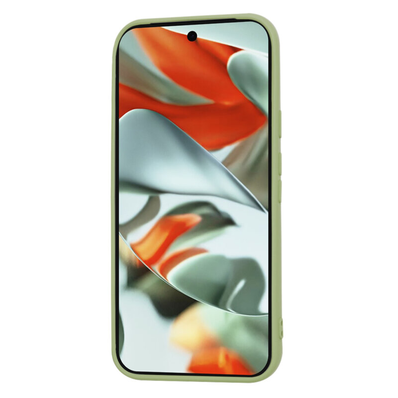 Husa silicon Google Pixel 9 Pro XL Techsuit SoftFlex, verde