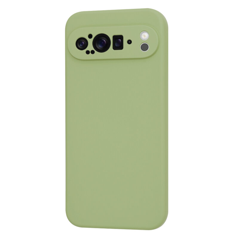 Husa silicon Google Pixel 9 Pro XL Techsuit SoftFlex, verde