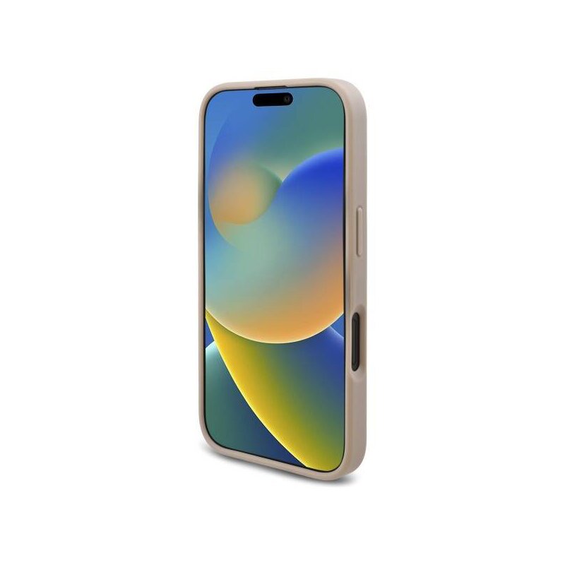 Husa originala Guess iPhone 16 Hardcase 4G Triangle Metal Logo, alb, GUHCP16SPG4GPH