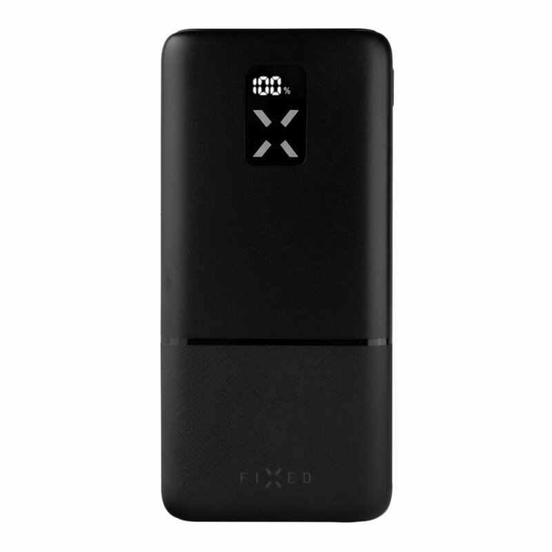 Baterie externa USB-C, 2xUSB, 20000mAh Fixed, FIXZEN-20-BK