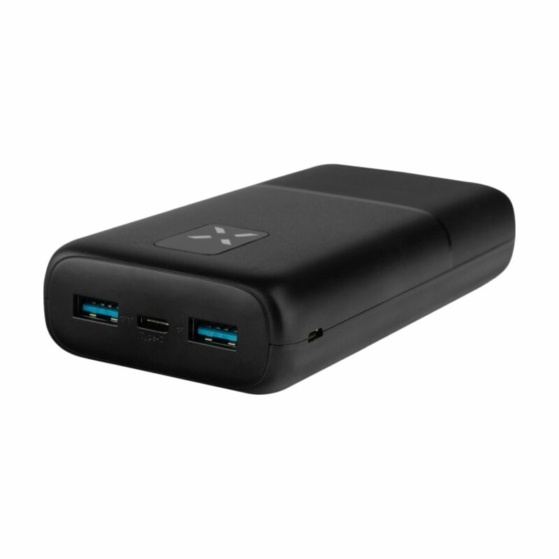 Baterie externa USB-C, 2xUSB, 20000mAh Fixed, FIXZEN-20-BK
