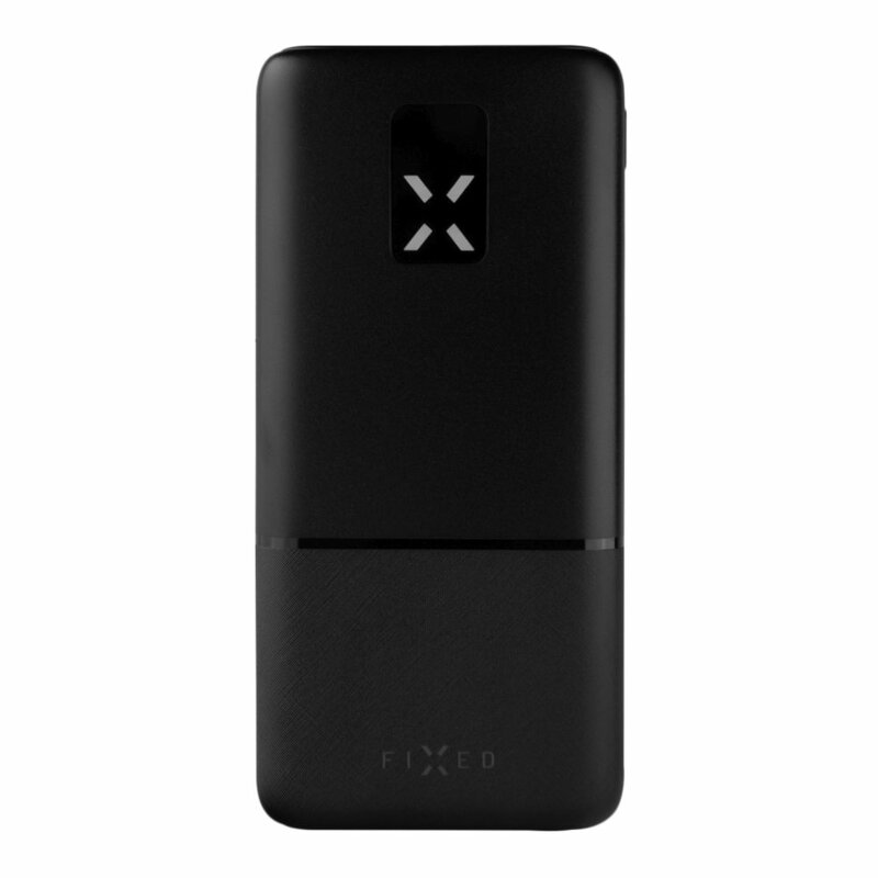 Baterie externa USB-C, 2xUSB, 20000mAh Fixed, FIXZEN-20-BK