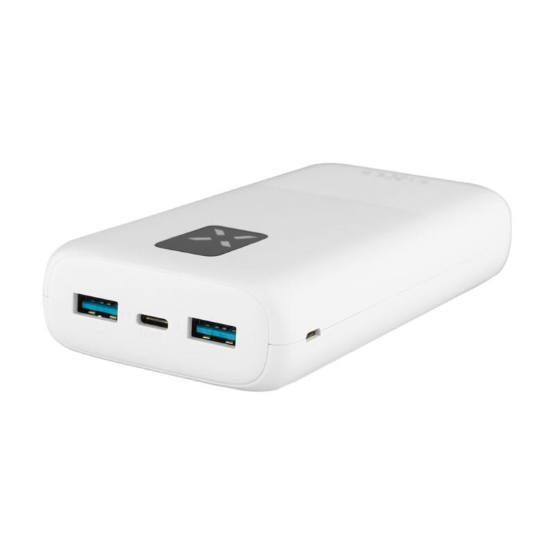 Baterie externa USB-C, 2xUSB, 20000mAh Fixed, FIXZEN-20-WH