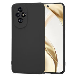 Husa silicon Honor 200 Techsuit SoftFlex, negru