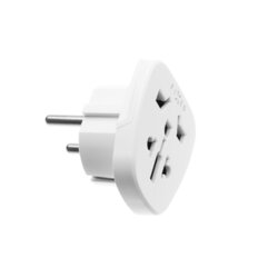 Adaptor de priza EU termorezistent Fixed, 10A, alb, FIXCT-EU
