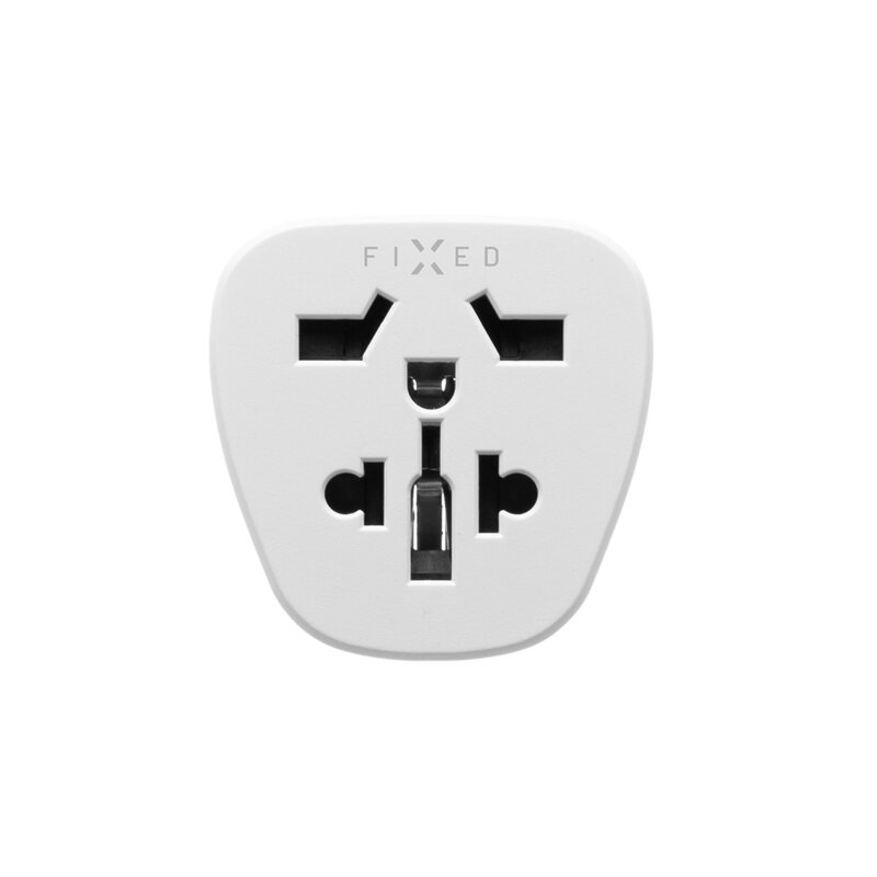 Adaptor de priza EU termorezistent Fixed, 10A, alb, FIXCT-EU