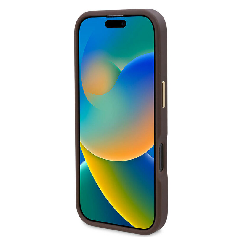 Husa originala Guess iPhone 16 Pro Hardcase 4G Logo Plate MagSafe, negru, GUHMP16LU4GPRK