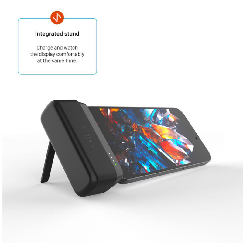Baterie externa USB-C Fixed, 20W, 5000mAh, negru, FIXZEN-5PL-BK