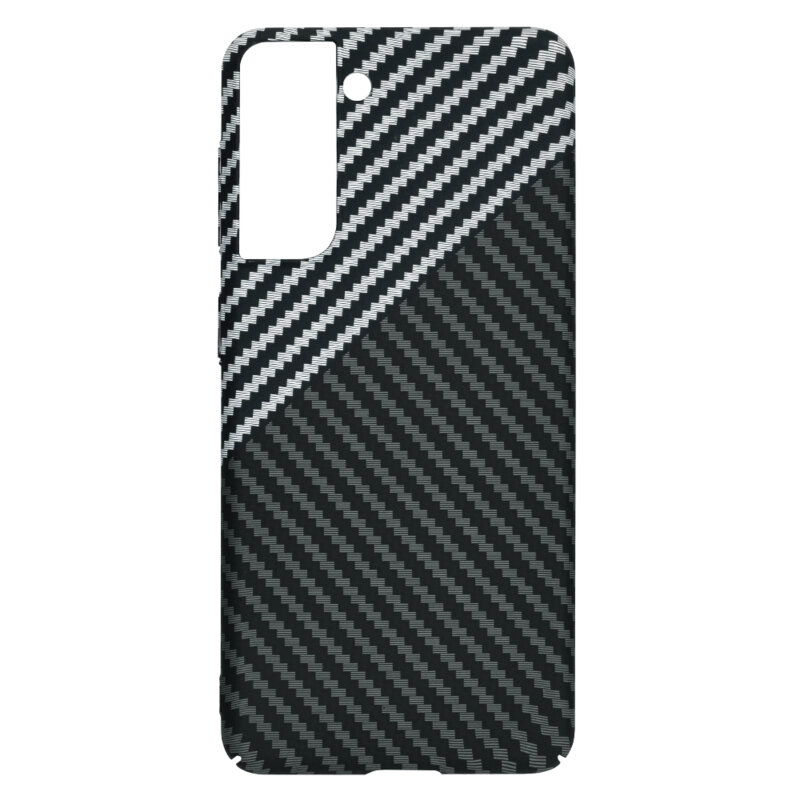 Husa Samsung Galaxy S21 5G Techsuit Carbonite FiberShell, gri