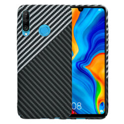 Husa Huawei P30 Lite New Edition Techsuit Carbonite FiberShell, gri