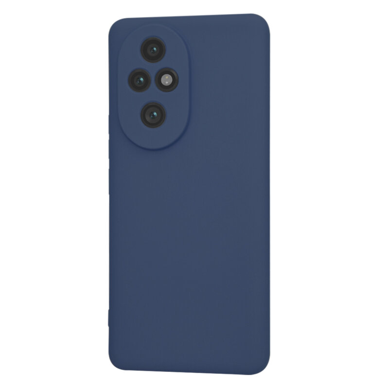 Husa silicon Honor 200 Pro Techsuit SoftFlex, bleumarin