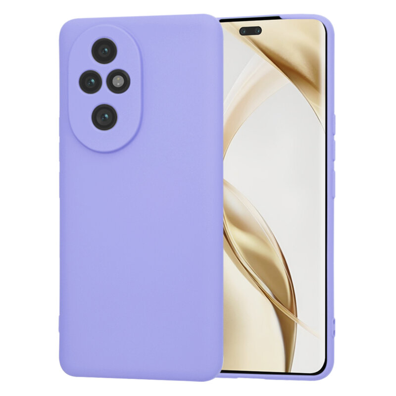 Husa silicon Honor 200 Pro Techsuit SoftFlex, violet