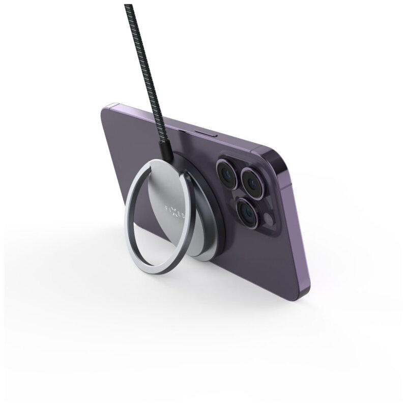 Incarcator MagSafe Ring Qi2 Fixed, 15W, 1.2m, gri, FIXMPADP-GR