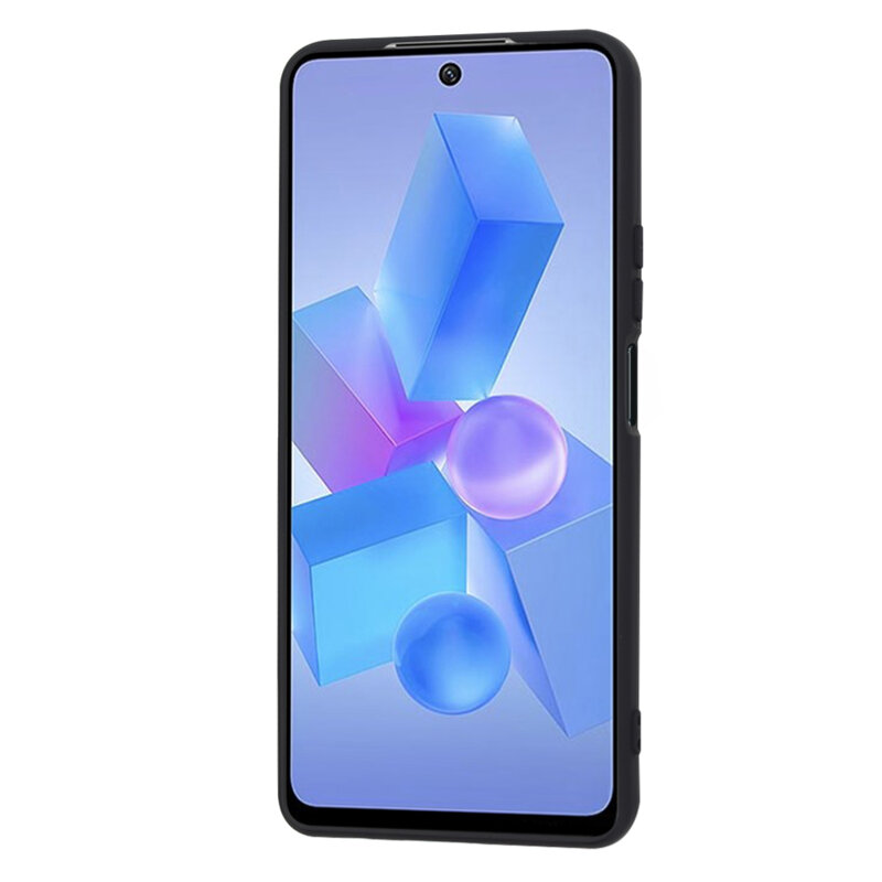 Husa silicon Infinix Hot 40 Pro Techsuit SoftFlex, negru