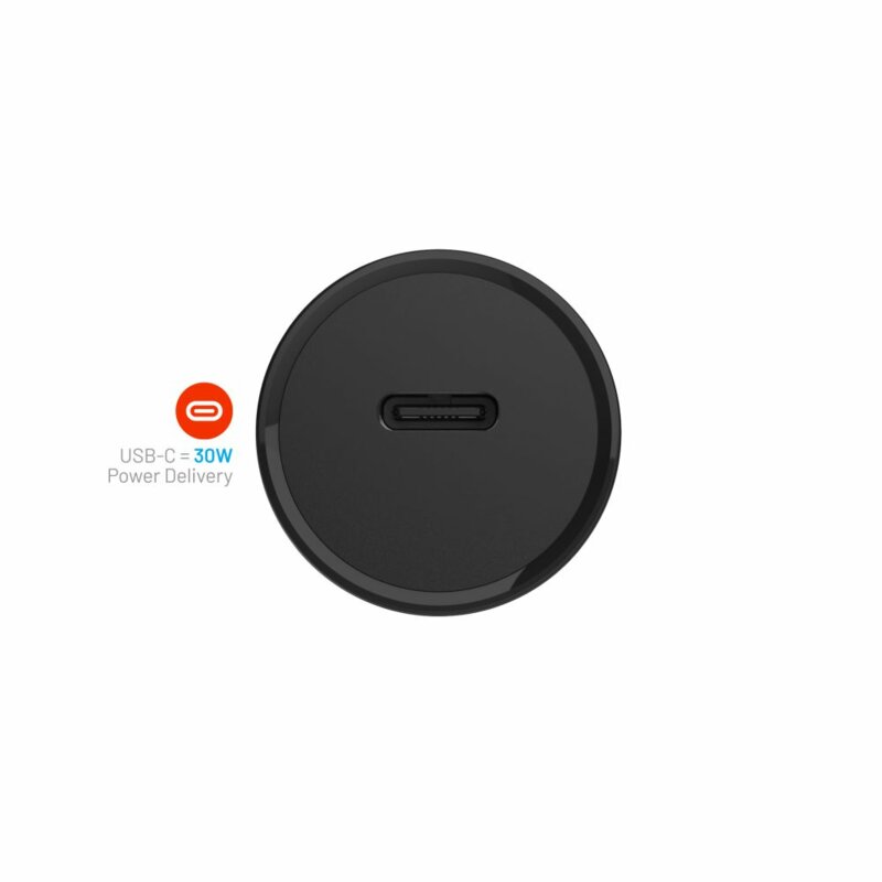 Incarcator auto bricheta 24V Fixed, USB-C, 30W, FIXCC30N-C-BK