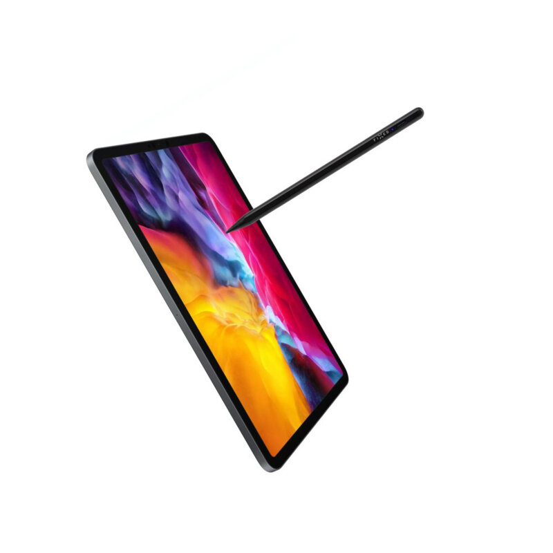 Stylus pen iPad cu LED, Type-C, Fixed, negru, FIXGRA-BK