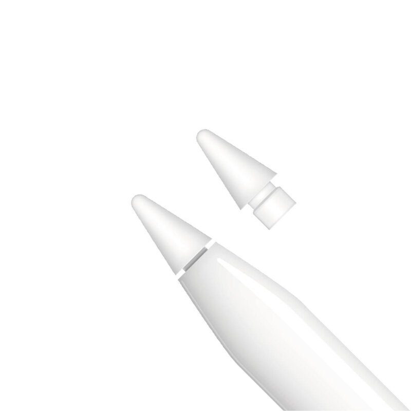 [Pachet 2x] Varf de rezerva Apple Pencil 1/2 Fixed, FIXPET-WH