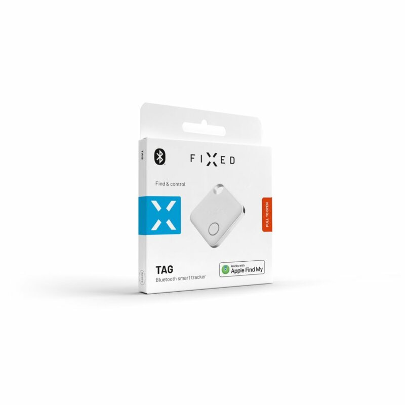 Breloc inteligent cu localizare GPS Fixed, alb, FIXTAG-WH