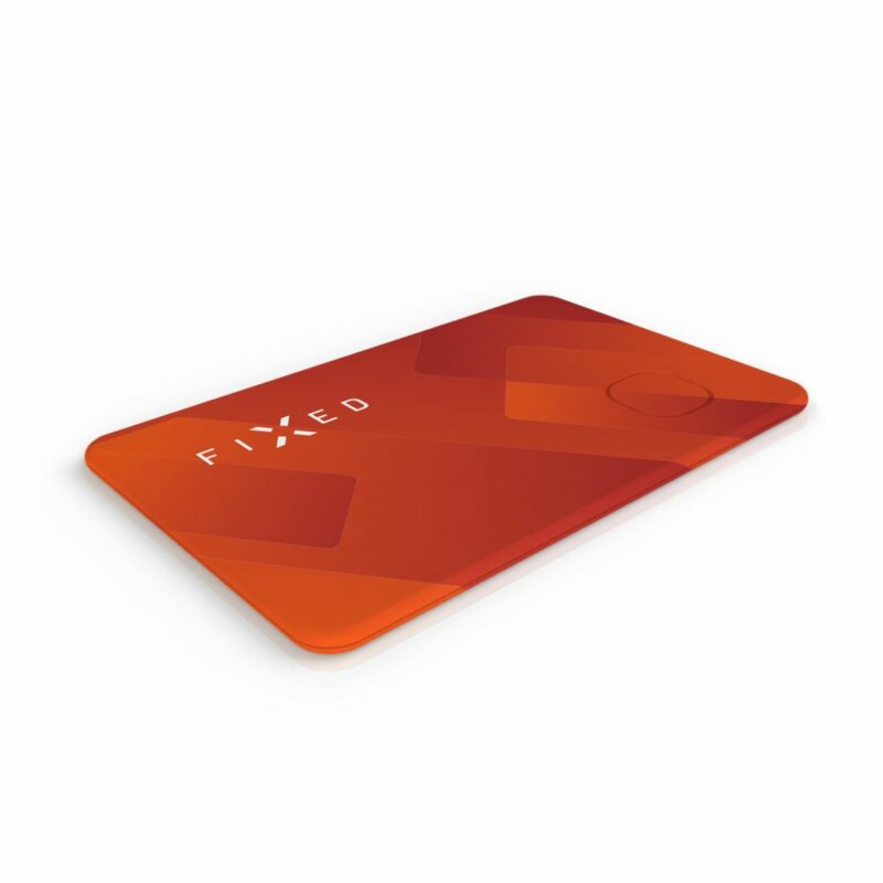 Dispozitiv anti-pierdere Fixed Tag Card, rosu, FIXTAG-CARD-OR