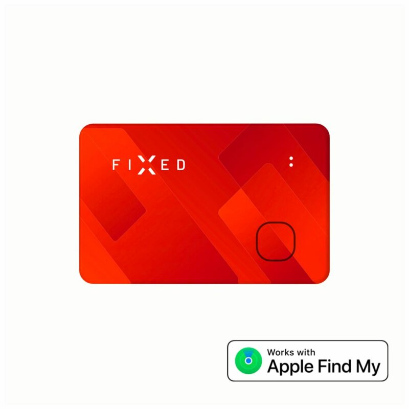 Dispozitiv anti-pierdere Fixed Tag Card, rosu, FIXTAG-CARD-OR