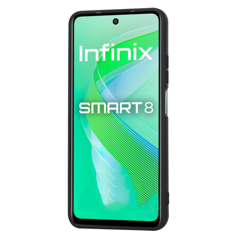 Husa silicon Infinix Smart 8 Techsuit SoftFlex, negru