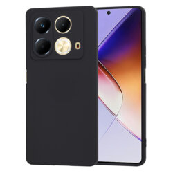 Husa silicon Infinix Note 40 Techsuit SoftFlex, negru