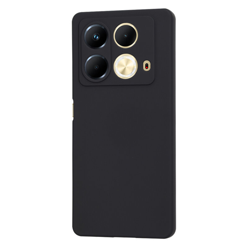 Husa silicon Infinix Note 40 Techsuit SoftFlex, negru