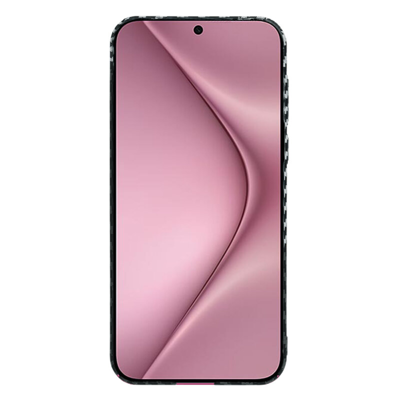 Husa Huawei Pura 70 Techsuit Carbonite FiberShell, gri