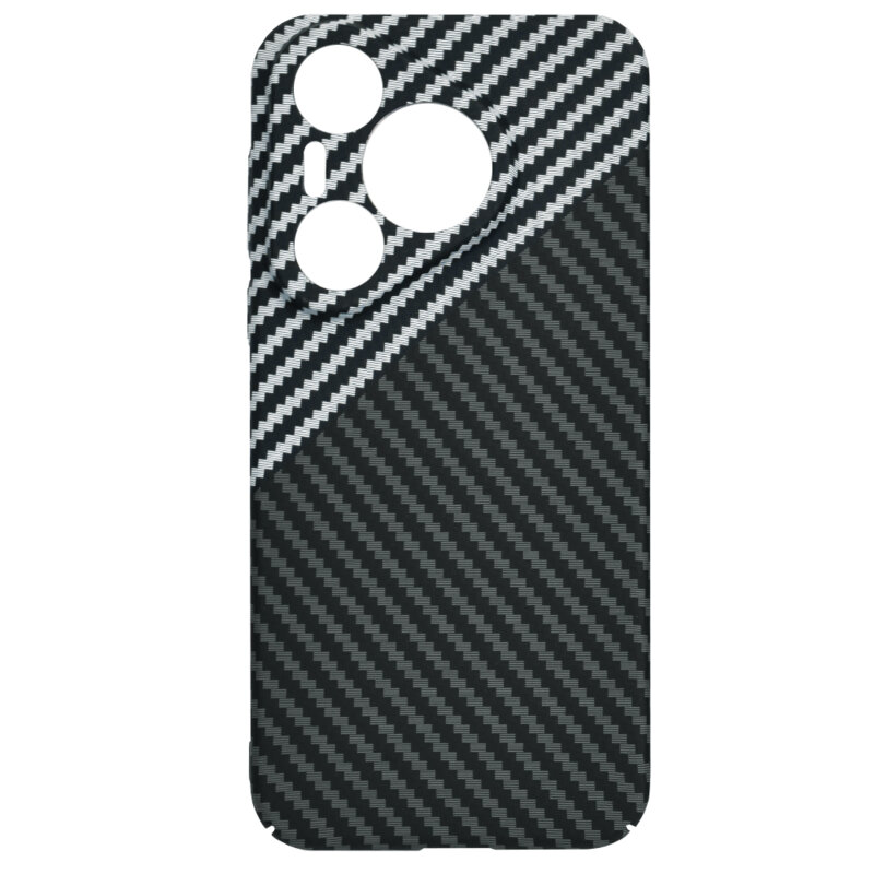 Husa Huawei Pura 70 Techsuit Carbonite FiberShell, gri